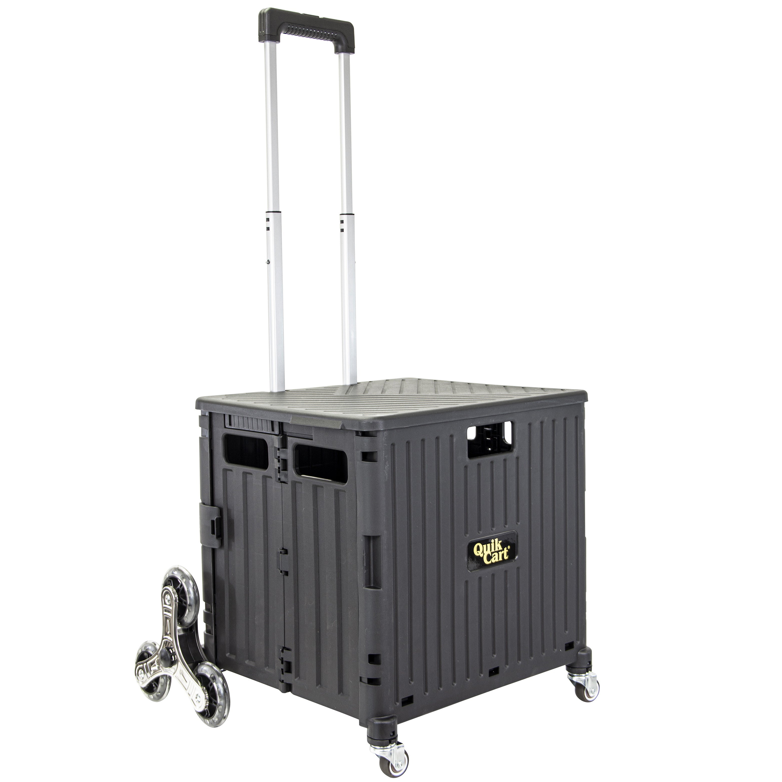 dbest products Quik Cart Stair Climber Wheeled Rolling Crate