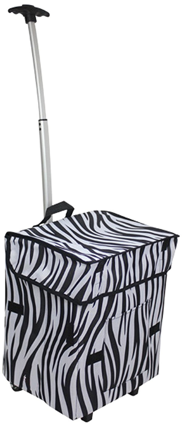 Smart Cart Gone Wild - Zebra - Trolley Dolly   - Storage & Organization,dbest products - dbest products, Inc