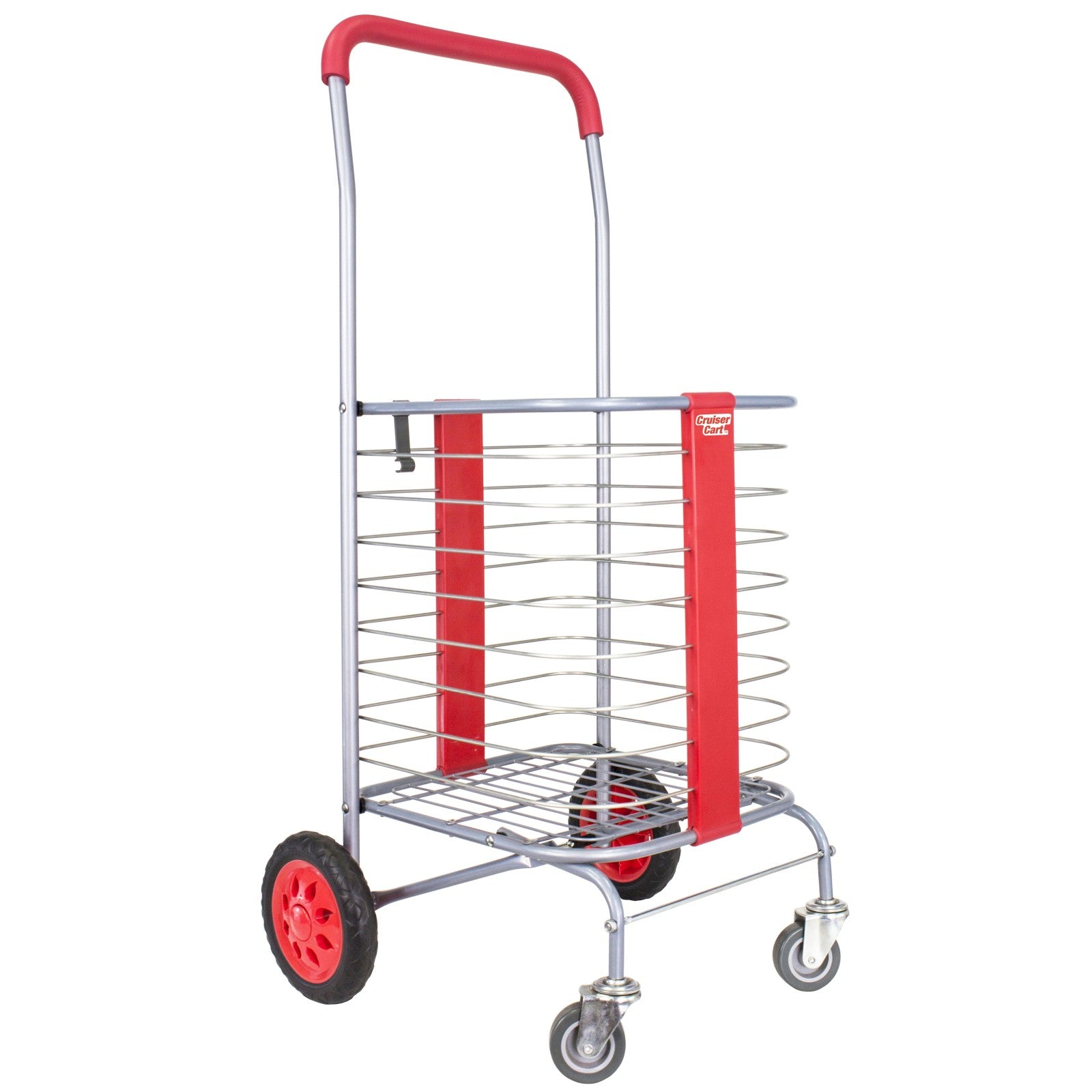 Dbest Products Cruiser Cart Urban 360 Folding Shopping Grocery Collapsible  Laundry Basket On Wheels Foldable Utility : Target