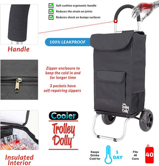 Cooler Trolley Dolly - Black