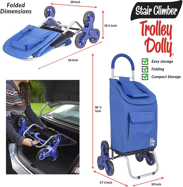 Dimensions of stair climber cart.