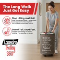 Laundry Trolley 360, Brown