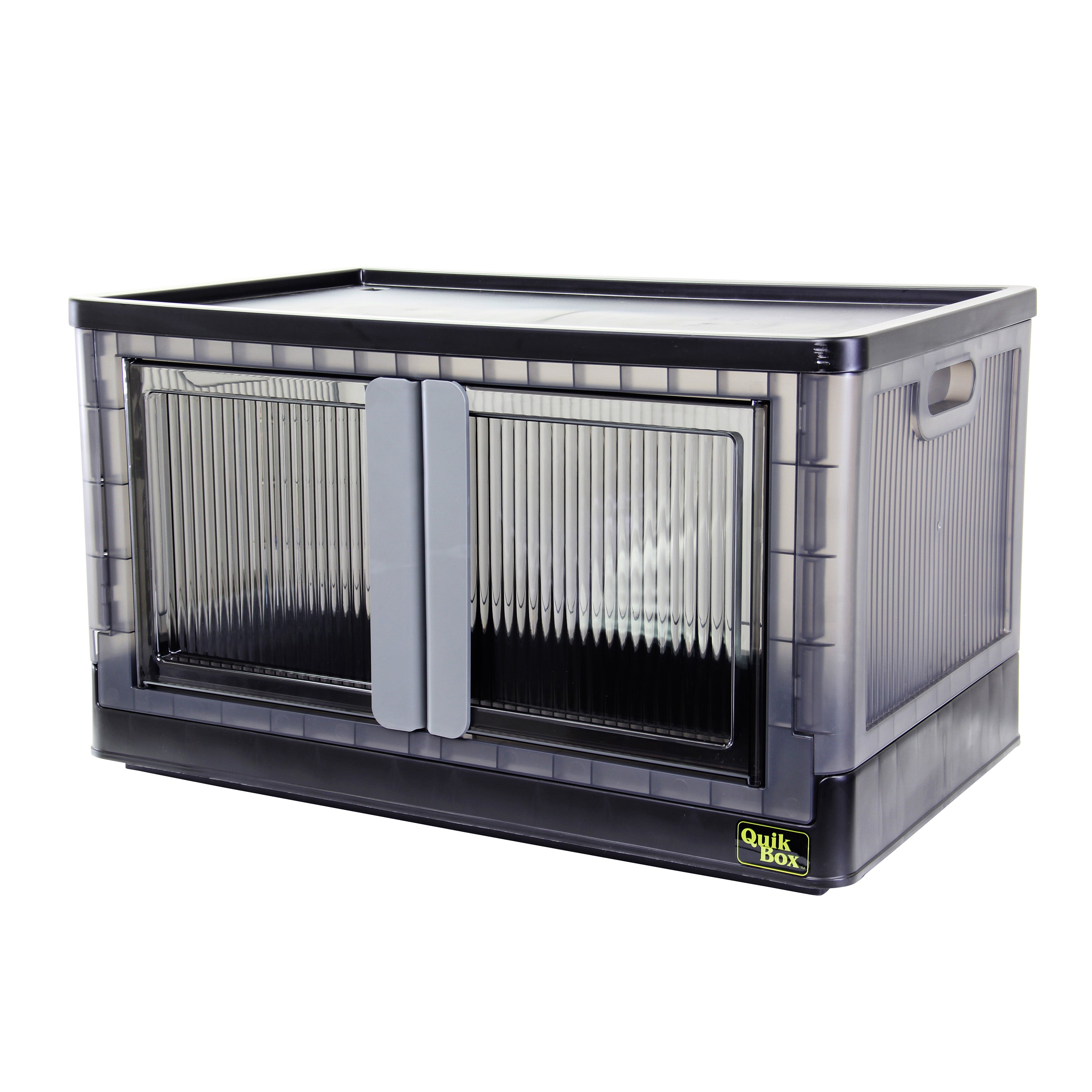 dbest products Quik Box - 19 Gallon Stackable Storage Bins with Doors ...