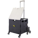 dbest products Quik Cart Stair Climber Swing Lid, Grey