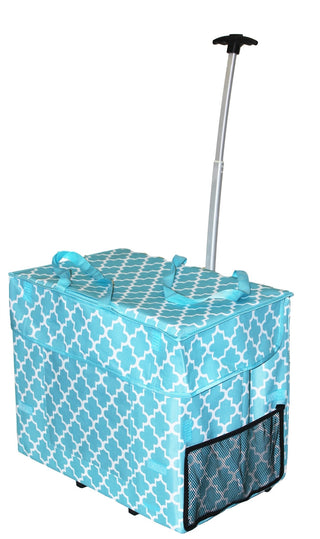 Trendy Wide Load Smart Cart Moroccan Tile - Trolley Dolly   - Storage & Organization,dbest products - dbest products, Inc