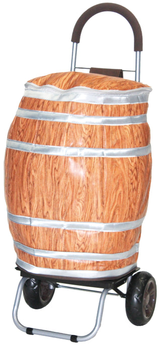 Wine Barrel Cooler Trolley Dolly - Oak - Trolley Dolly   - Storage & Organization,dbest products, Inc - dbest products, Inc
