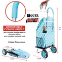 Grocery shopping cart cushion handle.
