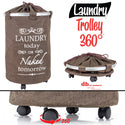 Laundry Trolley 360, Brown