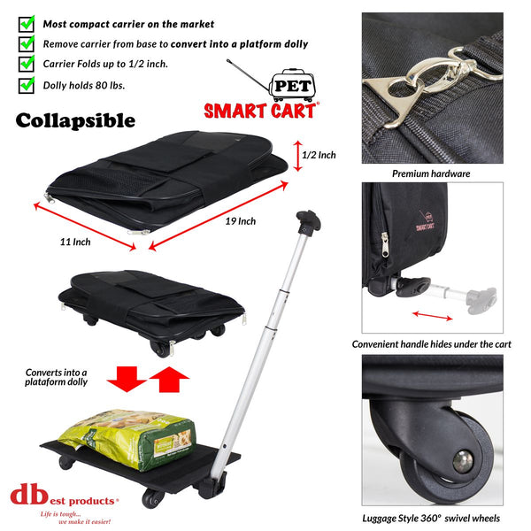 Pet Smart Cart - Black