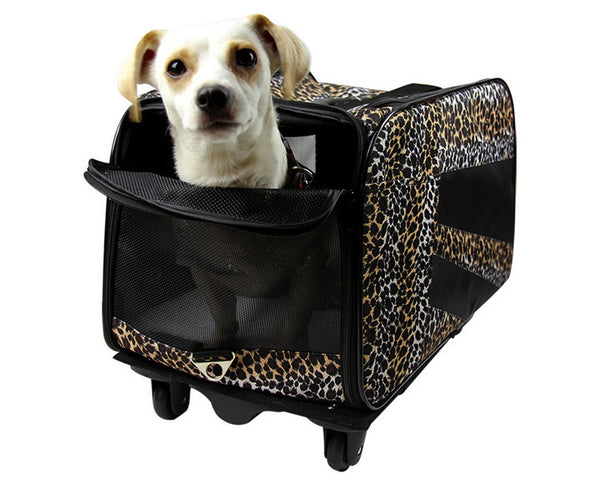 Pet Smart Cart - Leopard, Small - Trolley Dolly   - Storage & Organization,dbest products - dbest products, Inc