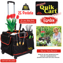 Rolling crate with pockets, garden.