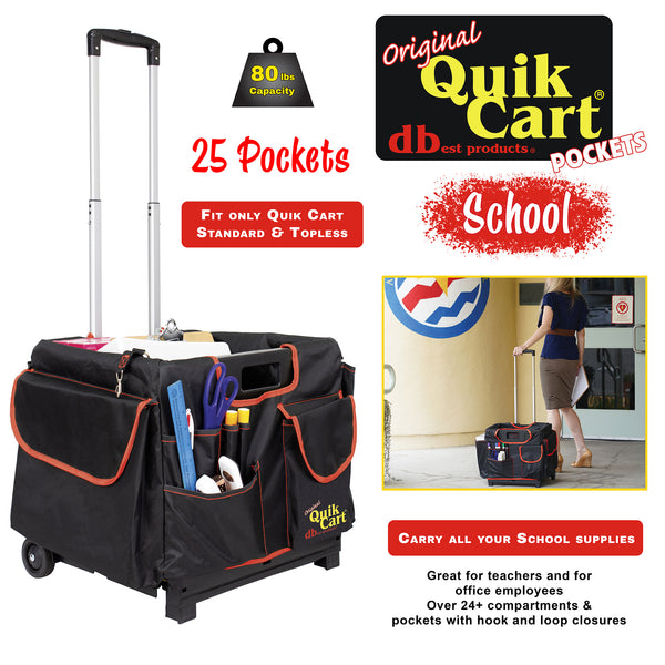 Dbest Quik Cart Pockets Bundle - Black