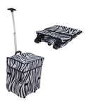 Smart Cart Gone Wild - Zebra - Trolley Dolly   - Storage & Organization,dbest products - dbest products, Inc