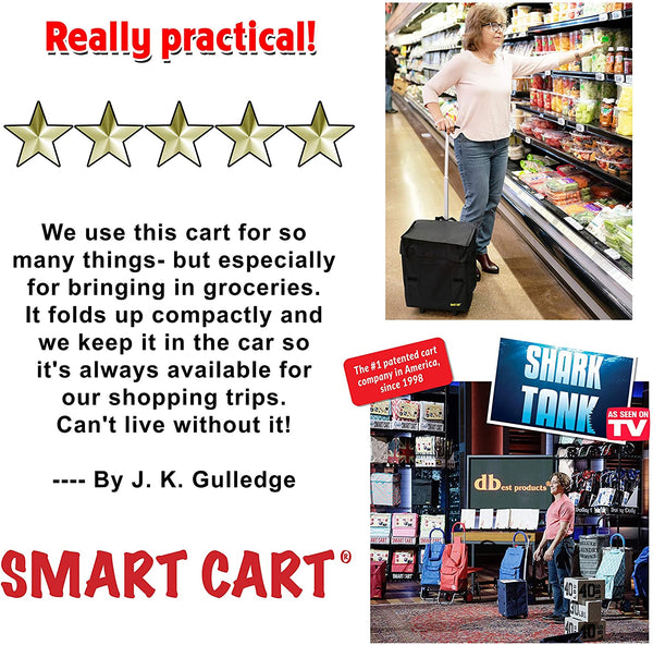 Customer review grocery Smart Cart.