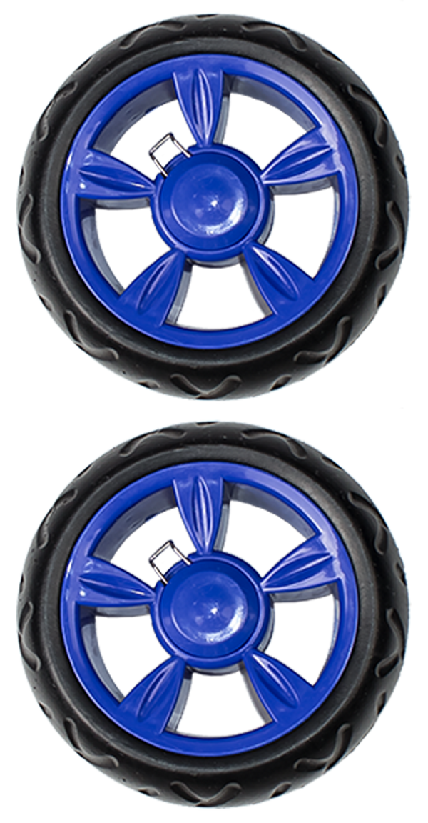 Two Beefy Wheels Replacement - Blue - Trolley Dolly  Replacement - Storage & Organization,dbest products, Inc - dbest products, Inc